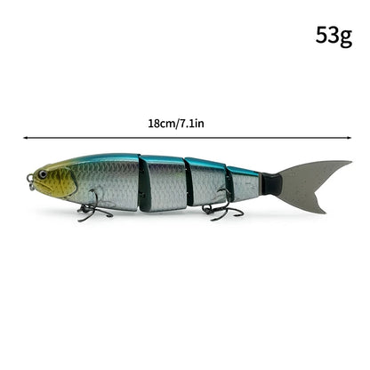 11.5cm/18.5g Balam Glide Bait Catfish Joint Giant Hard Bait Swimbait for Pike Bass Saltwater Glide Bait Leurre De Pêche