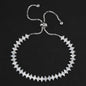 Luxury Dainty Tennis Bracelet for Women Silver Color Sparkling Cubic Zircon Stackable Chain Crystal Banquet Wedding Jewelry H085