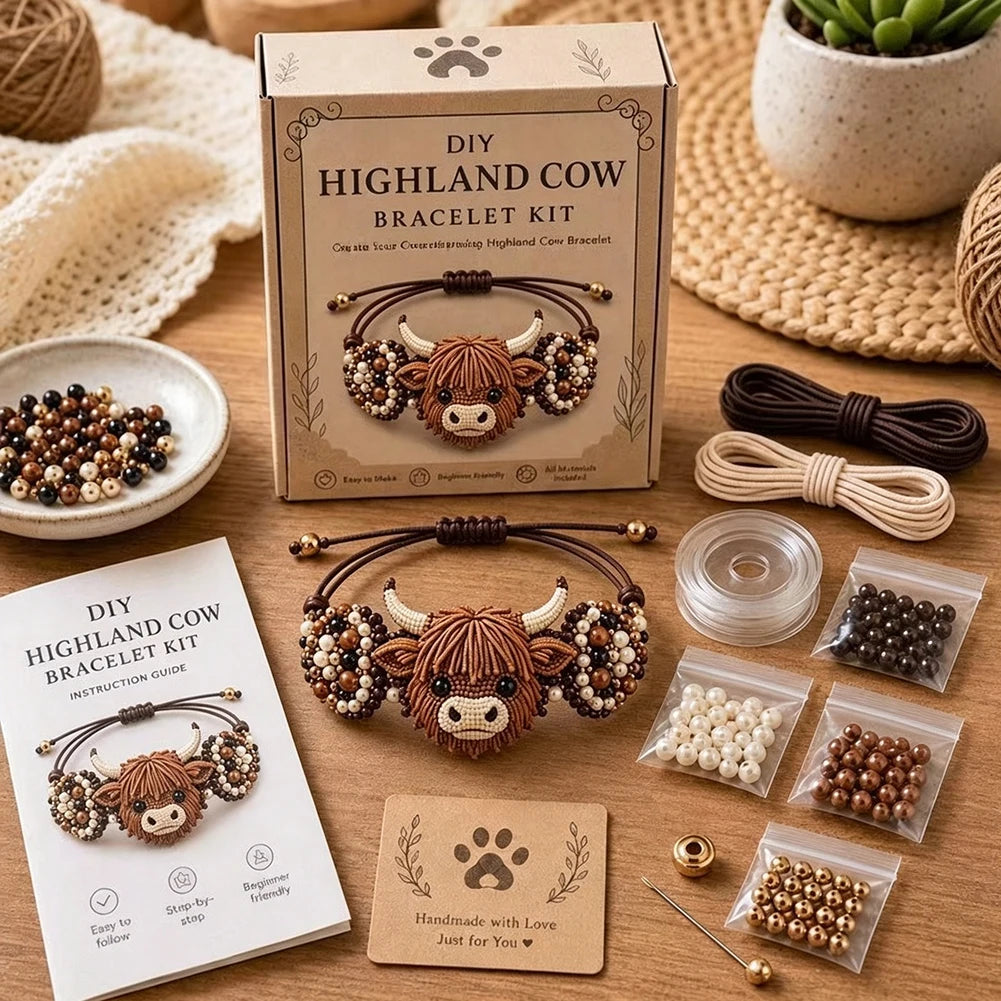 DIY Beaded Bracelet Making Kit,All in 1 Jewelry Making Set Beginner-Friendly Beaded Animal Making Kits,(Non Finished Products)