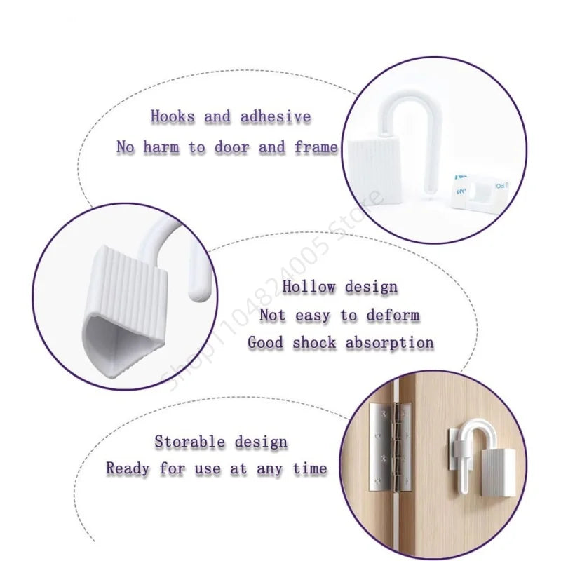 1/2 Pcs Finger Guard Baby Proofing Child Safety Plastic Door Stoppers Kids Safety Finger Pinch Hinge Guard Protector