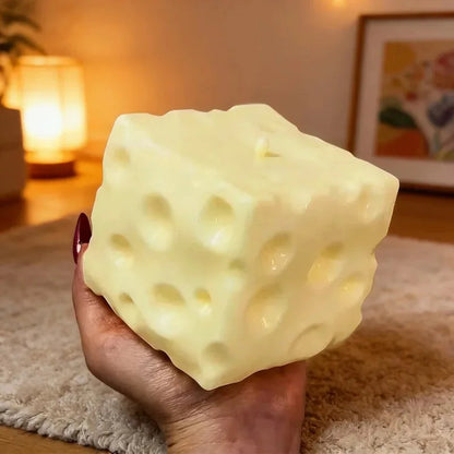 5CM Cheese Squeeze Toy Extra Large Size Cheese Squishy Fidget Toys Slow Rebound Shapeable Venting Ball for Adults Gifts 2026 New