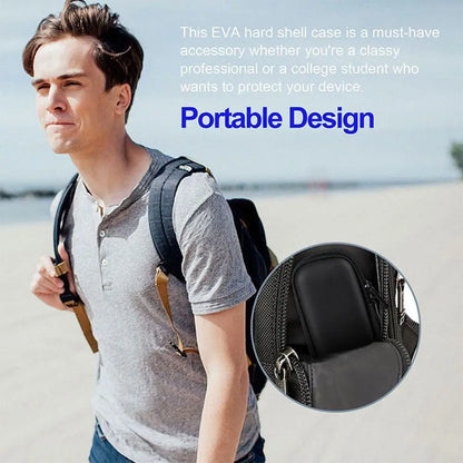 1PC Black EVA Hard Shell Stylus Pen Pencil Case Holder Protective Carrying Box Bag Storage Container for Pen Ballpoint Pen Stylu