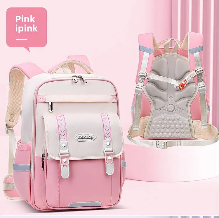 New Primary School Students' Backpacks for Boys and Girls Suitable for Grades 1-6 - 9 Large Capacity Children's School Bags