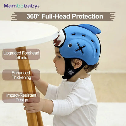 Baby Anti Fall Head Protection Hat Infant Learning Walk Breathable Helmet Toddler Safety Gear Caps for Walking and Crawling