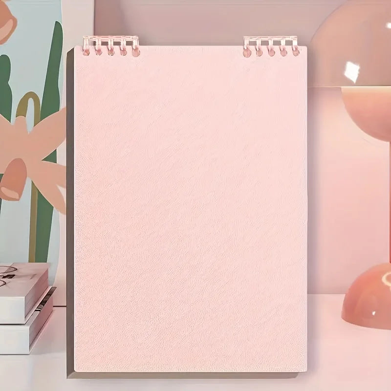 A Notebook with 60/120 Sheets,featuring Perforated Pages and A Horizontal Layout,Detachable and Not Too Uncomfortable To Handle