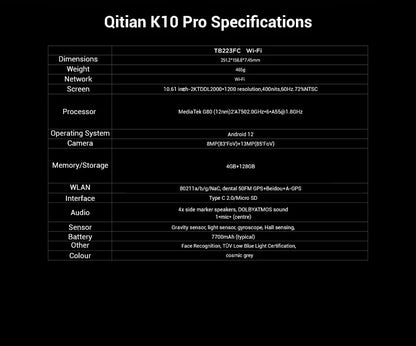 Global ROM Lenovo Tab M11 K10 11” 90Hz Display Android 13 L1 MediaTek Helio G88 8GB/128GB 7040mAh Battery 4G LTE Tablet 2025