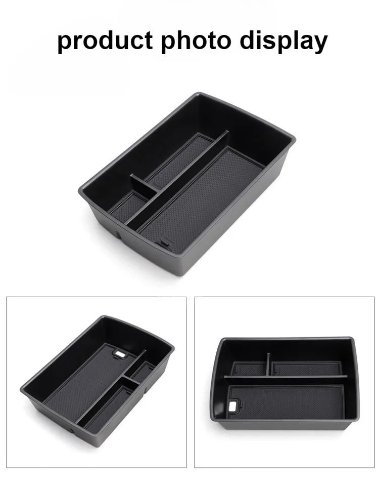 For Leapmotor C10 2024-2026 Center Console Lower Storage Box Armrest Storage Tray Organizer Auto Case Car Interior Accessories