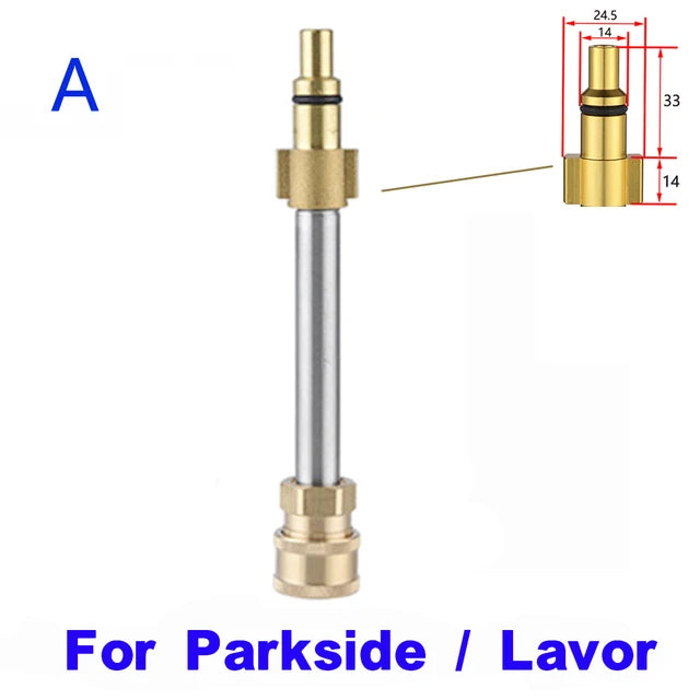 ROUE High Pressure Washer Car Washer Extension Lance Nozzle 1/4" Quick Connector  for Parkside Karcher Stihl Nilfisk Bosch