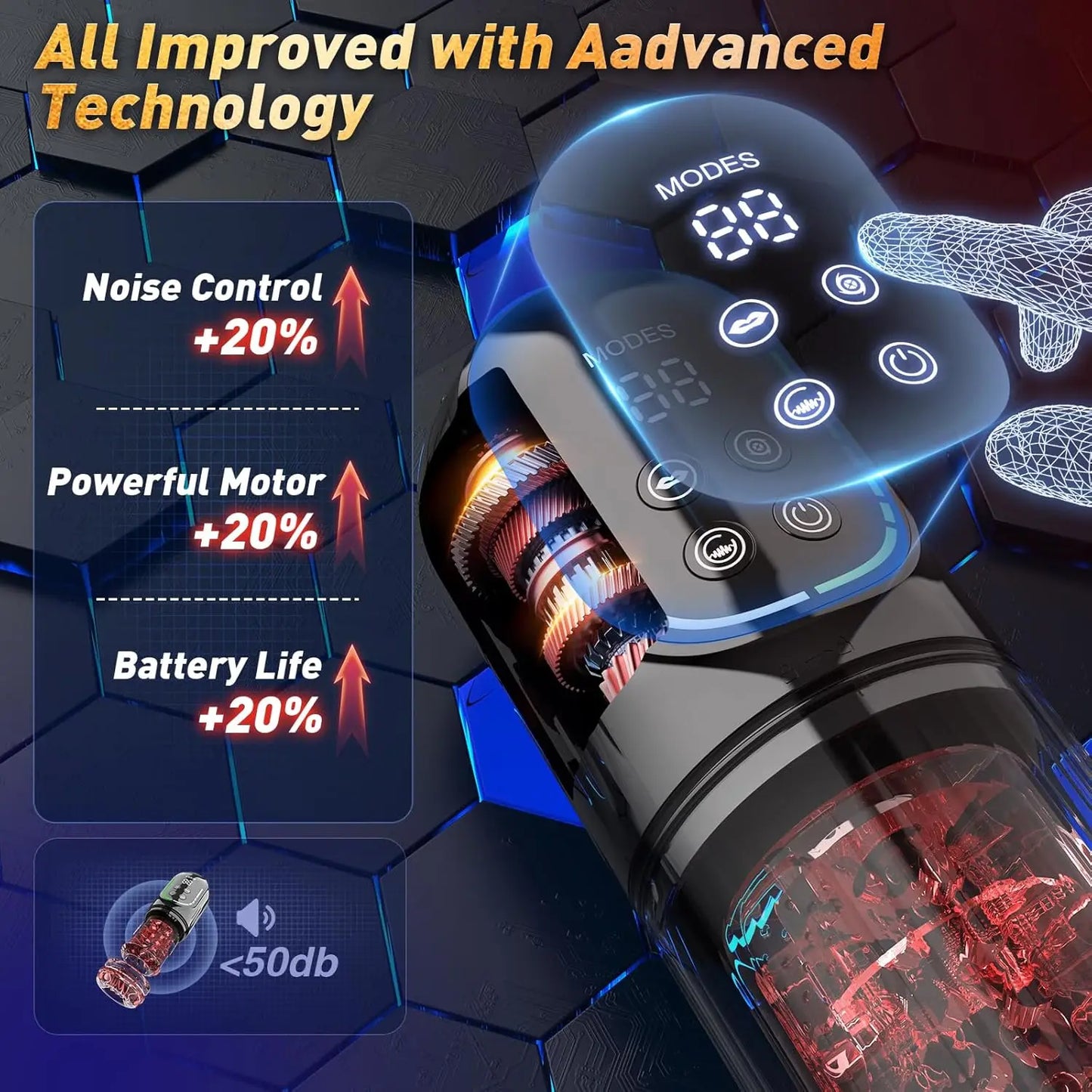 Automatic Male Masturbation Cup Thrusting Rotation Male Masturbator Sucking Licking Vacuum Penis Pump Real Pocket Pussy Sex Toys