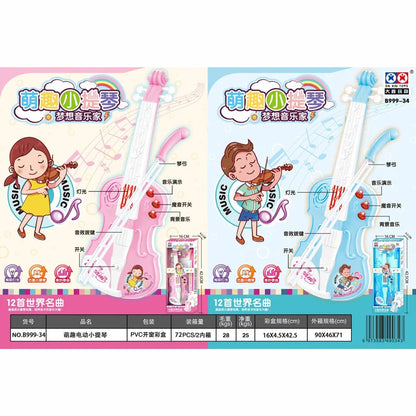 New Multi-mode Children's Violin Toy Simulation Baby Early Education Educational Toy Musical Instrument Children's Birthday Gift