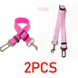 New Dog Car Belt Cat Car Seat Belt Pet Seat Vehicle Dog Harness Lead Clip Safety Lever Traction Dog Collars GXQ05