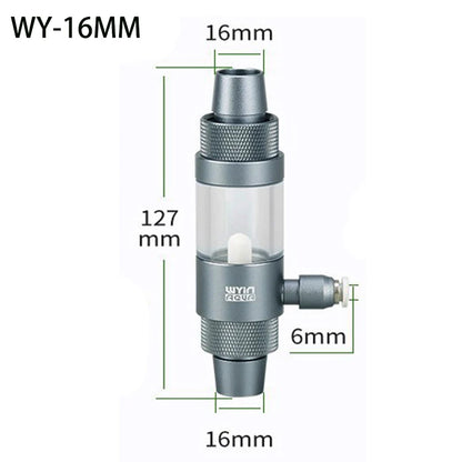 Aquarium CO2 Diffuser Observable Quick Insertion Anti Reflux CO2 External Nebulizer Fish Tank External CO2 Nebulizer Diffuser