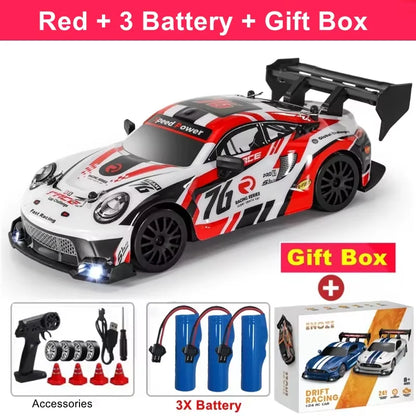 4WD RC Drift Car Remote Control GTRPRO AE86PRO Model 4x4 Racing RTR Radio Truck Vehicle Toy Gift for Boy Girl Children Kid Adult
