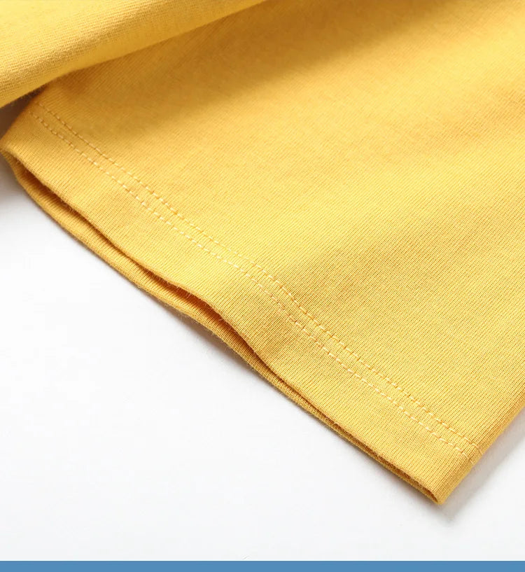 2-16 Years Summer Kids Boys Girls T-shirts Solid Cotton Breathable Teenager Short Tops Children's Tees Casual Shirt Baby Clothes