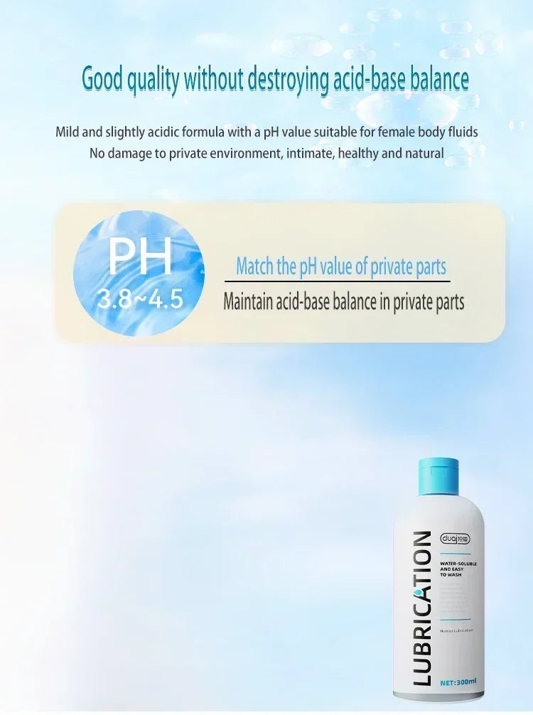 300ML Water based Lubricant Safe Intimate Gel Vaginal Anal Lube Lubricating Oil Adult For Women Men And Couple Erotic Tools