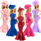 NK 1/6 Doll Princess Dress For 11.5 Inch Doll Clothes For 29CM Dolls Accessories Fashion Outfits Wear Casual Dress Gift Toy JJ