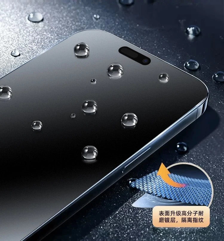 1-3Pcs Anti Fingerprint Frosted Matte Screen Protector for iPhone X XS 11 12 13 Mini 14 15 16 17 Air Pro Max Plus Tempered Glass