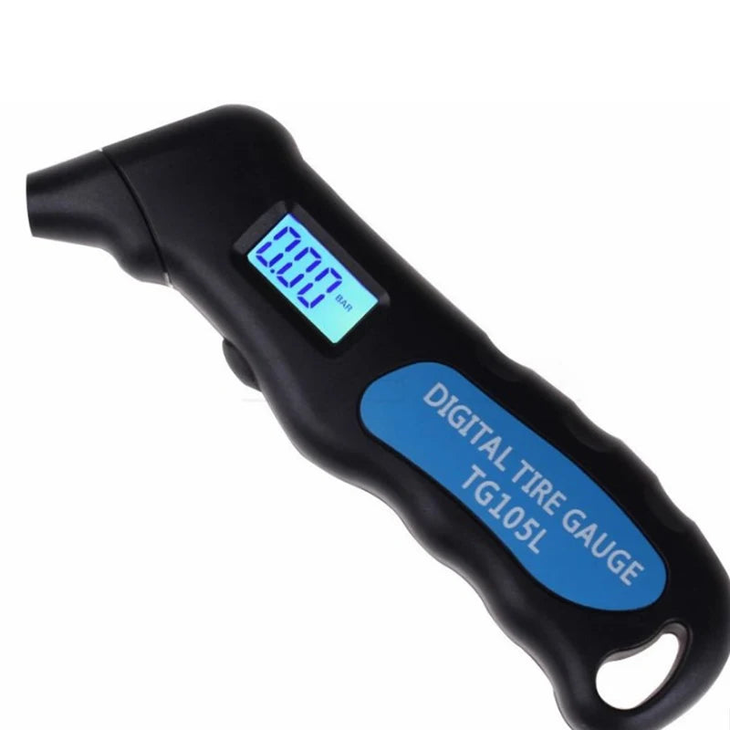 Tire Pressure Gauge Non-Backlight High-precision Digital Tire Pressure Monitoring Car Tyre Air Pressure Gauge Meter LCD Display