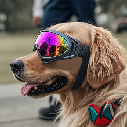 Wind Resistant Waterproof Pet Eye Protection Goggles Lightweight Cute Decor Glasses for Dogs & Maine Coon Cats Bike Car Travel