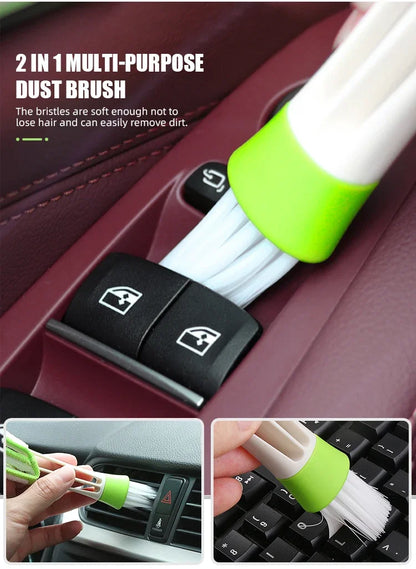 1PCS Car Cleaning Brush Accessories 2018 New for Volkswagen VW Golf 4 6 7 GTI Tiguan Passat B5 B6 B7 CC Jetta MK5 MK6 Polo
