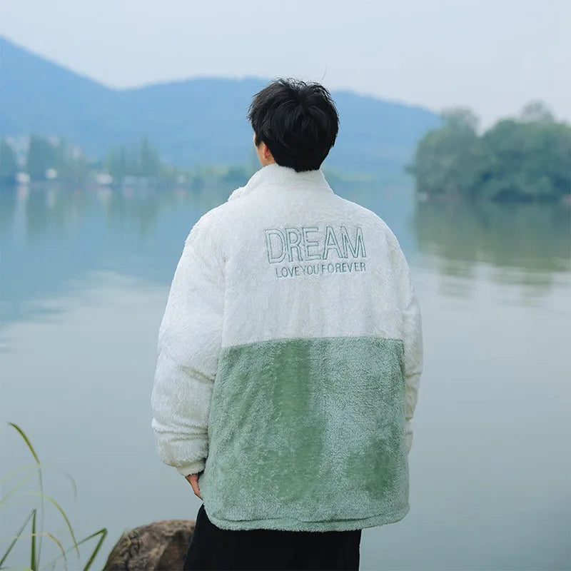 New Couple's Fashionable Versatile Windproof Neutral Cotton Jacket Outdoor Thick Warm Comfortable Breathable Double-sided Jacket