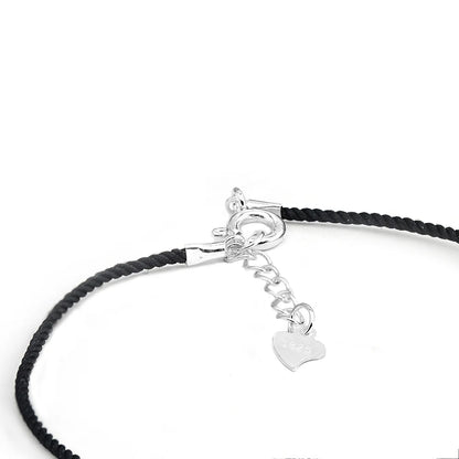 La Monada Red Thread For Hand Women's 925 Sterling Silver Bracelets Square Zircon Red String Rope Jewelry Bracelets For Women