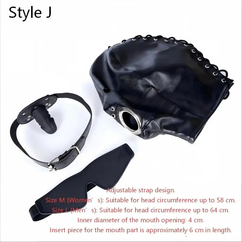 BDSM PU Leather Straitjacket Bondage Body Harness Adult Game Straight Jacket Halloween Clubwear Costume Armbinder Sex Toys Women
