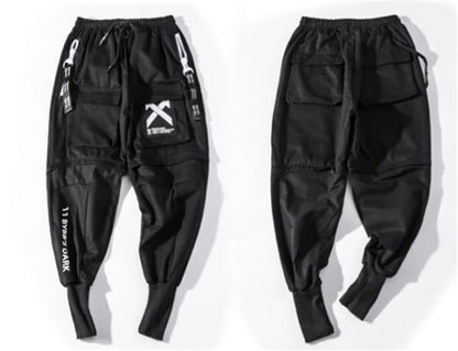 11 BYBB'S DARK Tactical Functional Cargo Pants Men Multi-Pocket Joggers Trousers 2023 Detachable Hip Hop Streetwear Pant Black