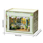 Mini Doll House DIY Small House 3D Puzzle Assembly Building Model Toys Home Bedroom Decoration With Furniture LED Lights Gifts