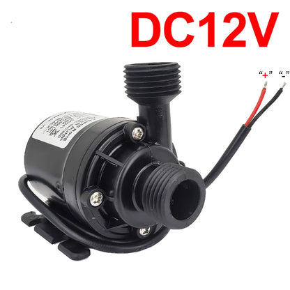 Ultra Quiet Water Pump Mini DC12V/24V Brushless Motor Submersible Aquarium Water Pump Adapter Pond Fountain For Fish Tank Garden