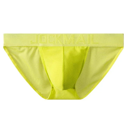 Sexy Man's Underwear Briefs Underpants Nylon Mesh Quick Dry Men's Briefs Bikini Slip Men's Tanga Briefs Nylon  SPANDEX