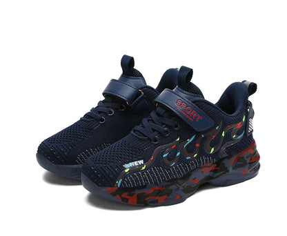 Boys Running Shoes 2022 Design Children Sneakers Mesh Kids Casual Sneakers 7-12 Years Children Sneakers for Boys