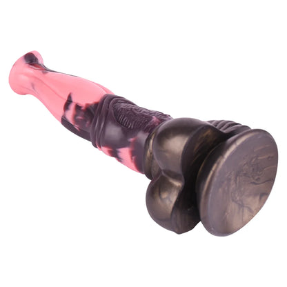 FAAK Silicone Long Penis Fantasy Knot Horse Dildo With Sucker Sex Toys For Women Anal Plug Female Masturbator Adult Games