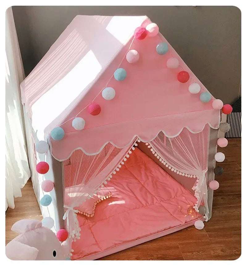 Baby Play Tent Children's Indoor Home Game House Girl Entertainment Small House Outdoor Amusement Park Playing Game Tent Toy Set
