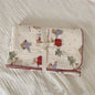 Baby Blanket Floral Soft Cotton Muslin Newborn Swaddle Wrap Receiving Blanket Quick Dry Bath Towel Baby Stroller Cover