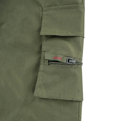Monaco Flag Printed Cargo Shorts Summer Men's Tactical Shorts Casual Loose Multi-pockets Elastic Waist Work Jogging Short Pants