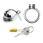 FRKO Men Chastity Cage With Invisible Lock Device Cock Rings Metal Urethral Catheter Dilator Penis Plug Urethra Catheter BDSM 18