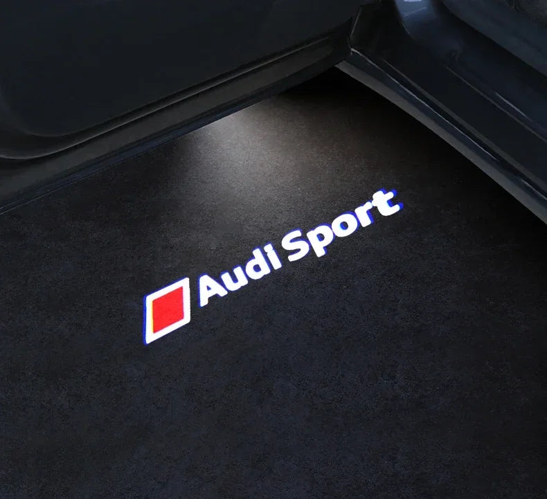 2025 Car Door Welcome Light Led HD Projector Lamp For Audi A3 A4 B8 8P 8V A6 C7 A5 Q5 B7 B6 B9 SLINE QUTTRO RS Q3 Q7 S3 S4 S5 S6