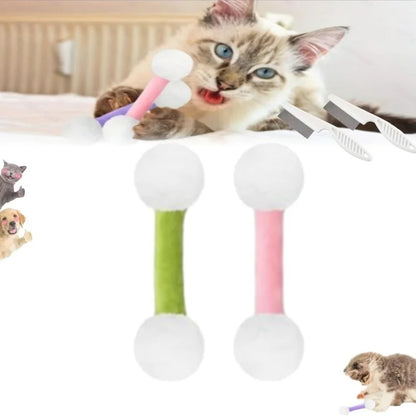 Giant Qtip Cat Toy Soft Plush Catnip Kicker Interactive Kick Stick for Kitten Cats Pet Play Toy Self Play Hunting for Kittens