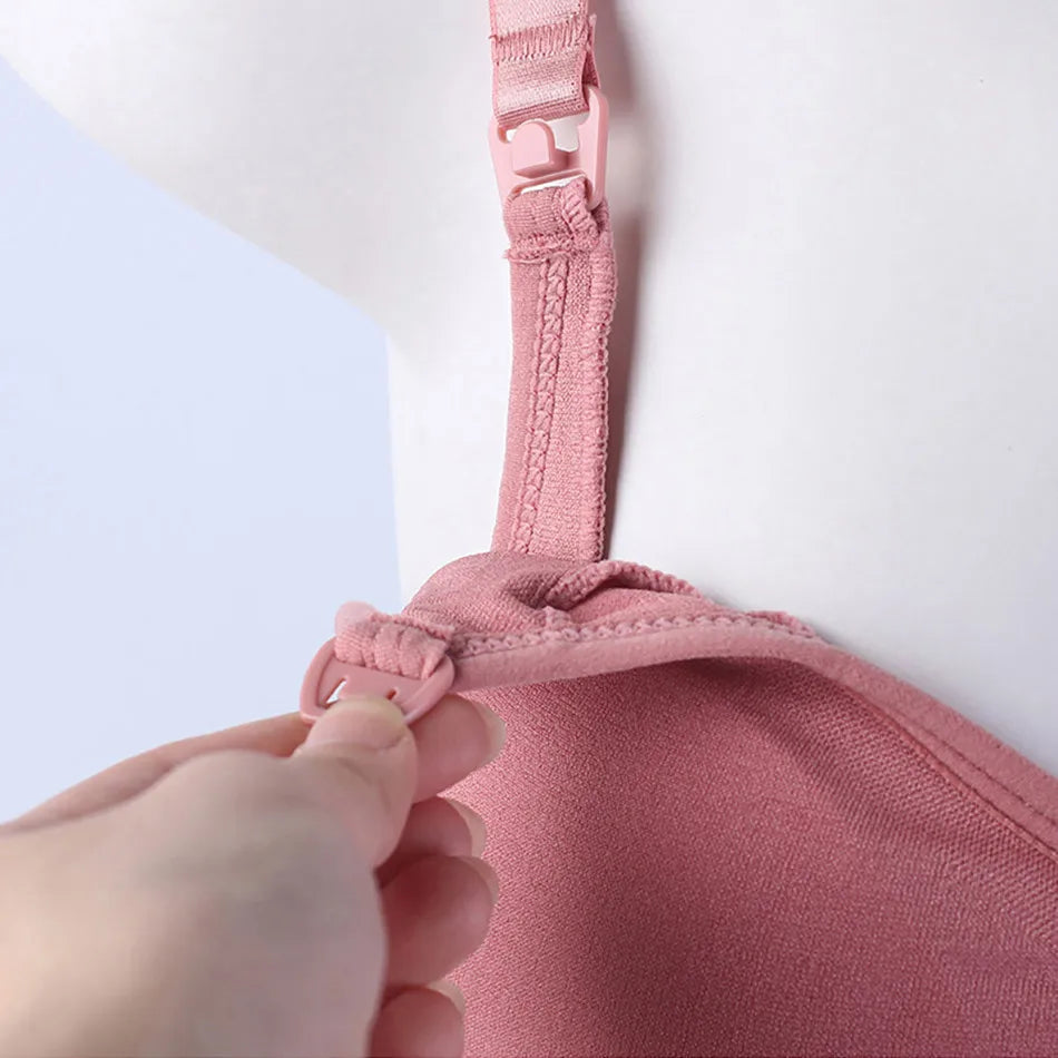 Breathable Maternity Pregnant Bras Comfort Breastfeeding Sleep Bralette Women Wireless Seamless Nursing Underwear