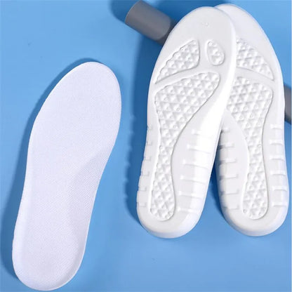 1Pair High Elasticity Memory Foam Insoles for Men Sport Insole Soft Arch Support Shoe Pads Breathable Feet Care Insert Cushion