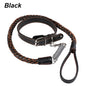 Heavy and Duty Large Dog Leash Genuine Leather Braided Dog Training Leash for Shepherd Medium Large Dogs Pet Supplies