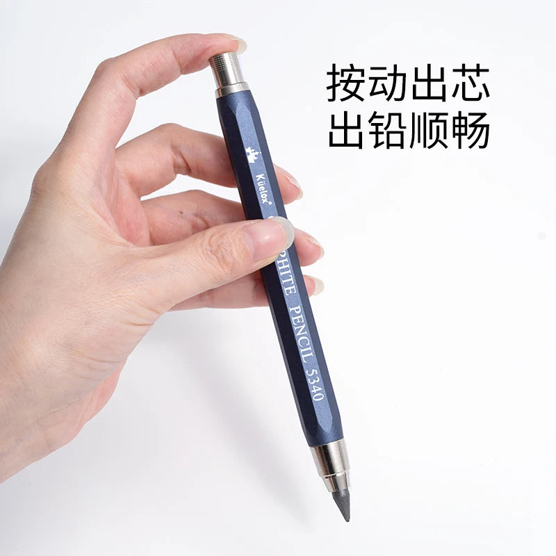 Sketch up 5.6mm Mechanical Graphite Pencil Clutch with Built Sharpener for Woodworking Architect Art Painter Drawing Drafting