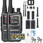 2PCS BAOFENG UV-5RMini Talkie-Walkie Multi-Band Programming Wireless Copy Frequency 5W 999CH AM FM Long Range Bidirectional Radio