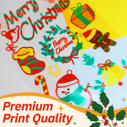 20 Sheets A4 Laser Transparency Film  Transparent Paper Clear Overhead Projector Film for Laser Printer