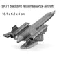 3D Metal Puzzles Military J-20 J-10B SU-34 KA-50 Fighter UFO RAH-66 Helicopter DIY Handmade Assemble Model Jigsaw Puzzles