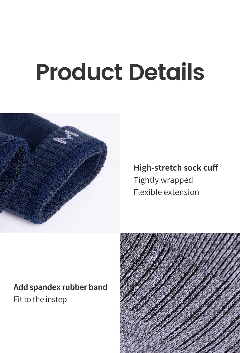COPOZZ Winter Men Women Thermal Ski Socks Warm Wool Cycling Soccer Snowboard Socks Thickened High Tube Moisture Absorption Socks