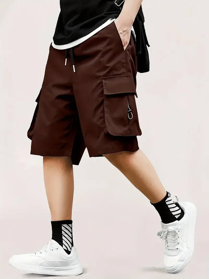 Men's Cargo Shorts, Outdoor, Travel, Casual Sports, Large Pockets, Durable and Comfortable Fabrics, Thin Shorts for Outings 17