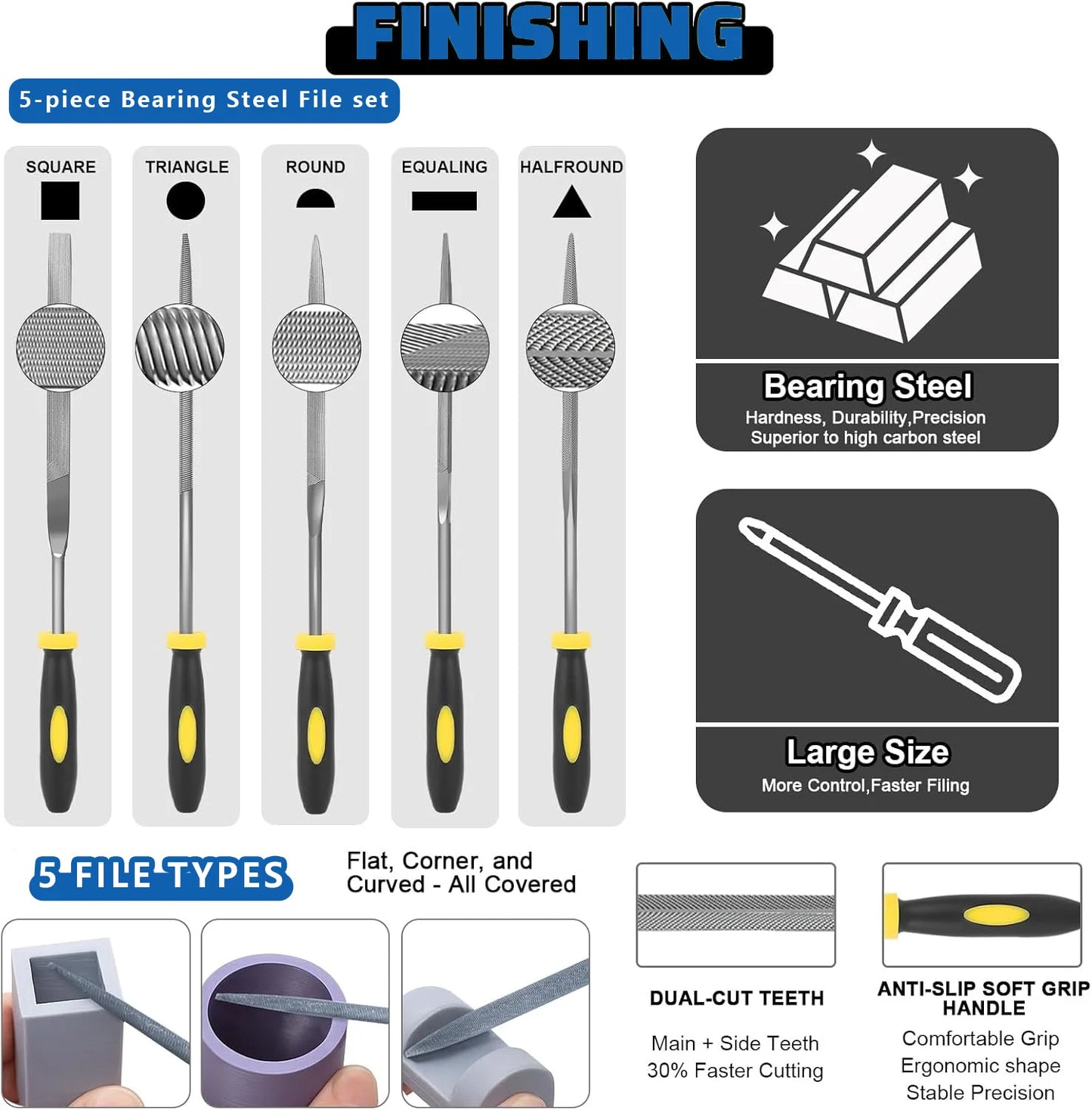 36Pcs 3D Printer Tools Kit with Storage Case, Scrapers Deburring Tool Files Brushes Hand Drill Tweezers for Bambu Lab Ender Kobr