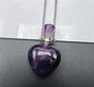 S17 Heart Crystal Pet Cremation Urn Necklace Keepsake Pendant Hold Pet Hair Ashes Memorials Jewelry For Dog Cat Remembrance Gift